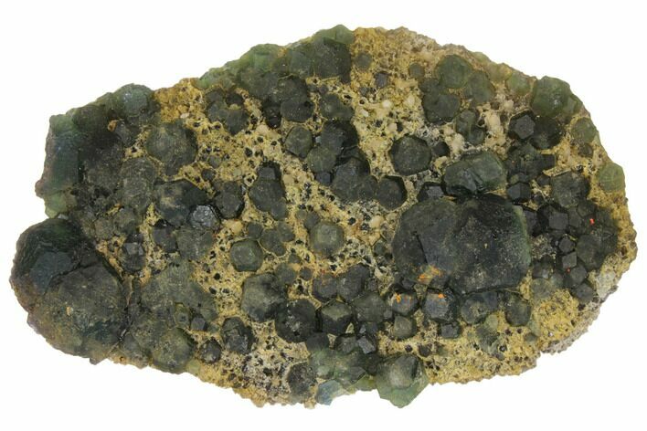 Green Fluorite Crystals on Quartz - China #128566